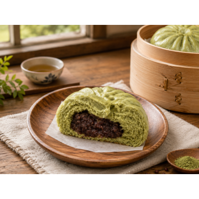 抹茶紅豆包